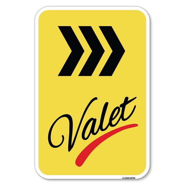 Safety Sign, 12 in Height, Aluminum, 18 in Length, 22744